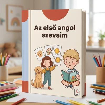 Az első angol szavaim – 80 képes kártya magyaros kiejtéssel