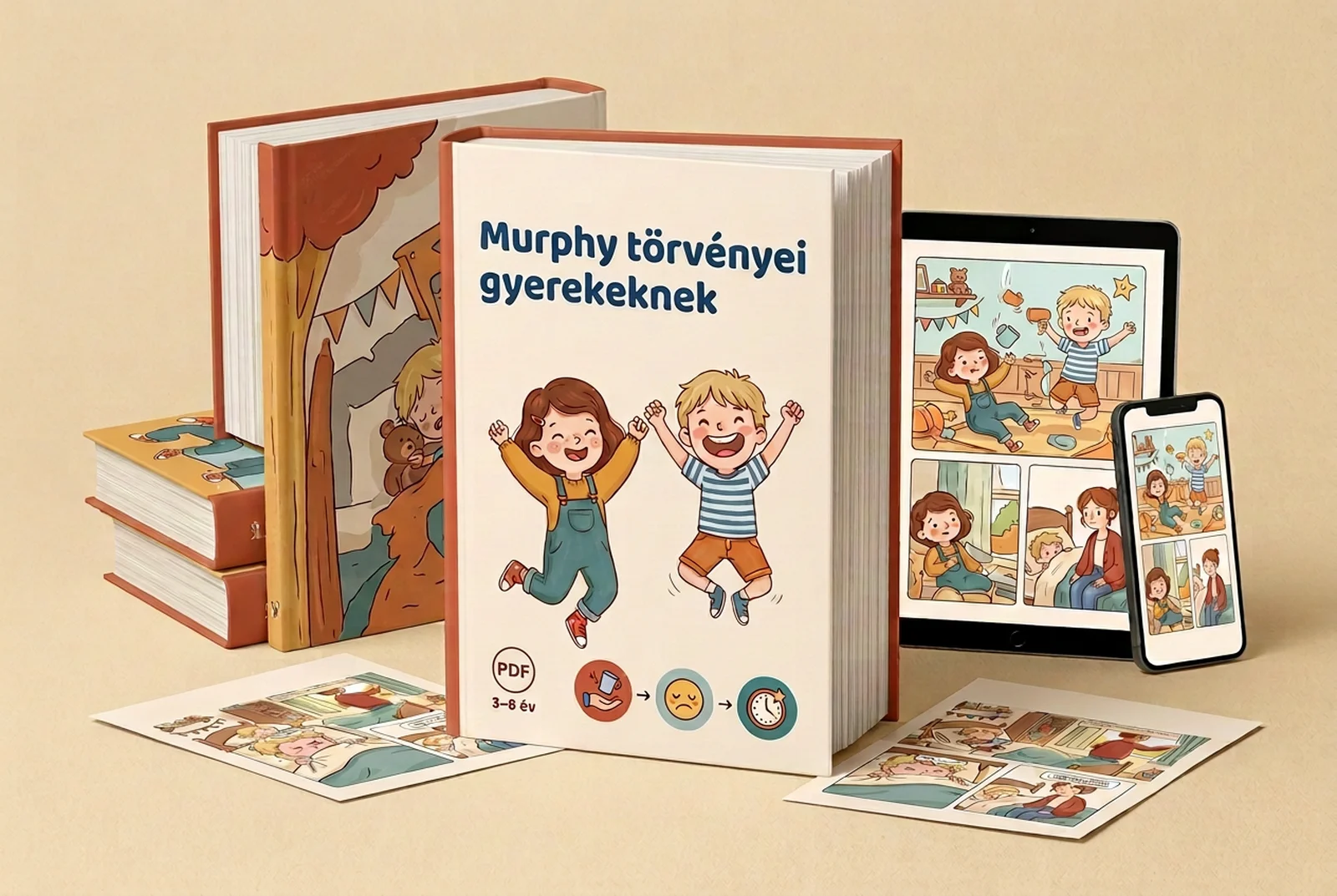 Murphy törvényei gyerekeknek – képes történetek tableten és telefonon